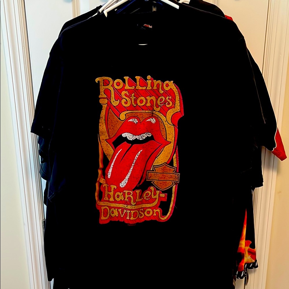 Rolling Stones X Harley Davidson Tee🔥🔥🔥
